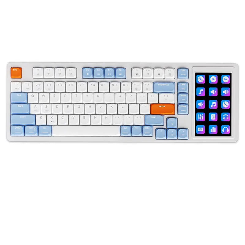 Ajazz AKP815 Function Screen Low Profile Wired Mechanical Keyboard -  keycapcovers