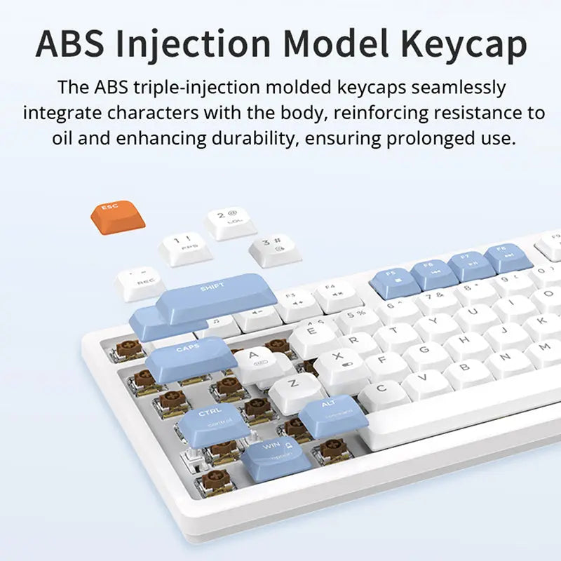 Ajazz AKP815 Function Screen Low Profile Wired Mechanical Keyboard -  keycapcovers