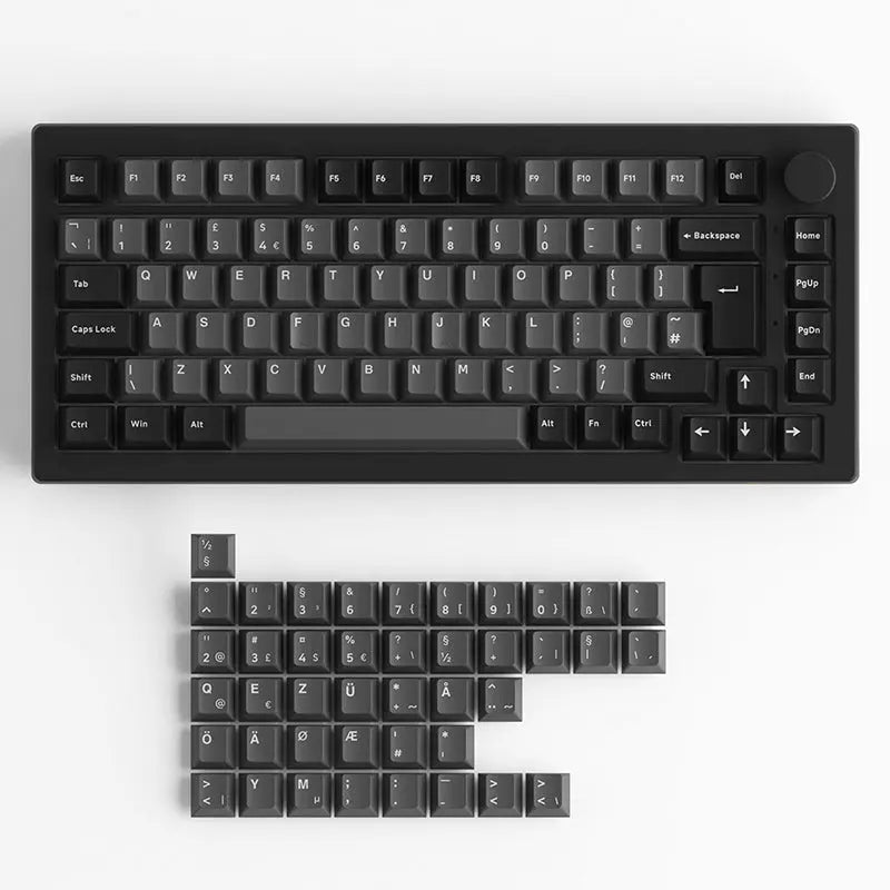 Akko 5075B Plus ISO Layout Wireless Mechanical Keyboard -  keycapcovers