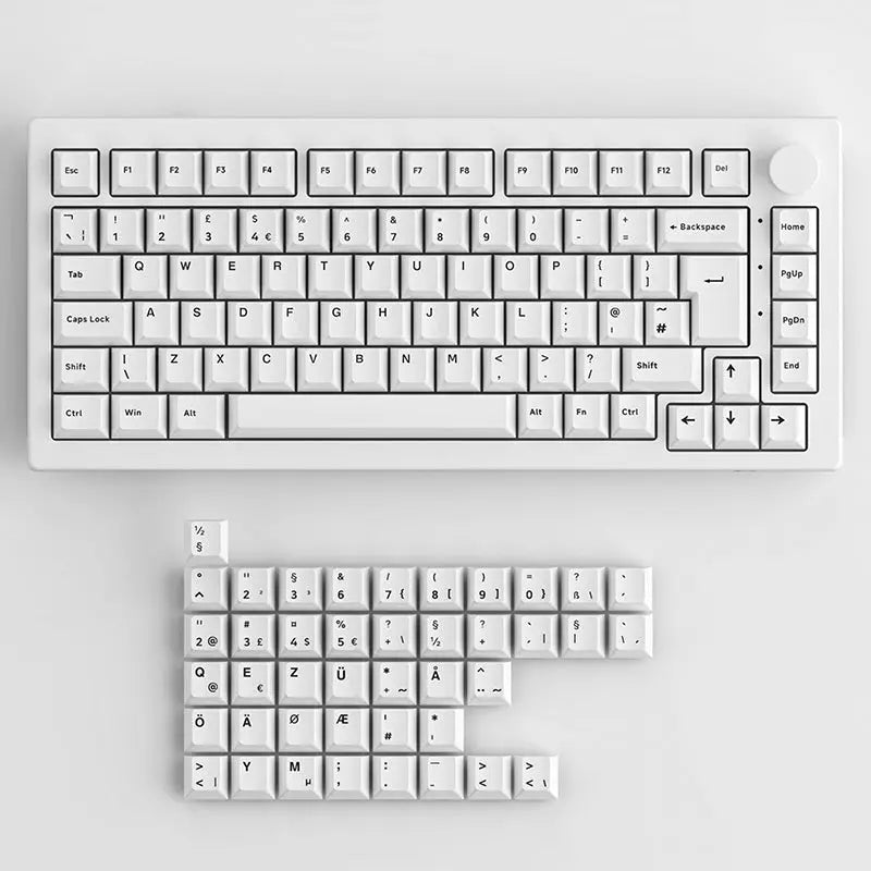 Akko 5075B Plus ISO Layout Wireless Mechanical Keyboard -  keycapcovers