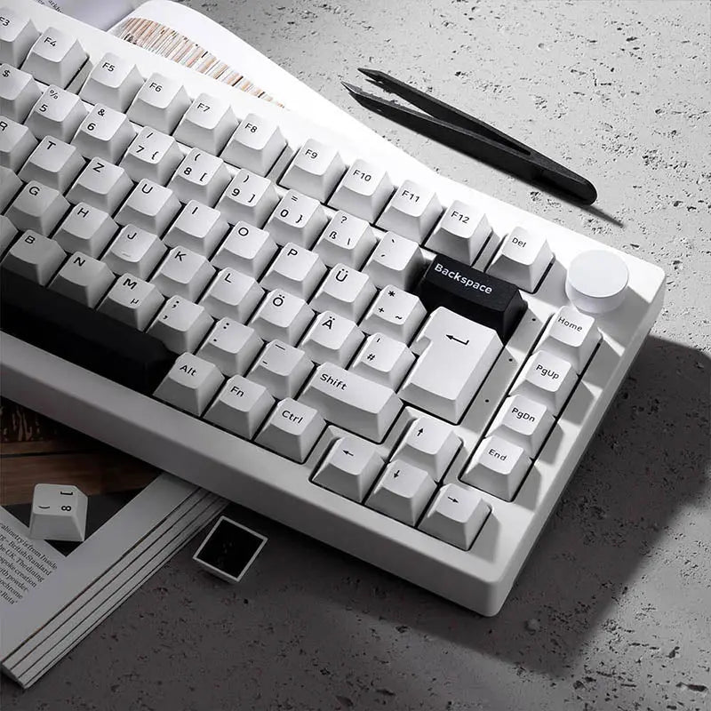 Akko 5075B Plus ISO Layout Wireless Mechanical Keyboard -  keycapcovers