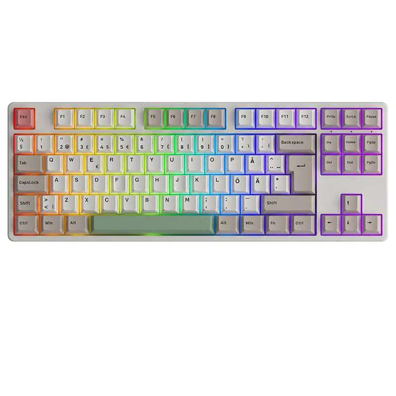 Akko 9009 5087B Plus ISO Nordic Wireless Mechanical Keyboard -  keycapcovers