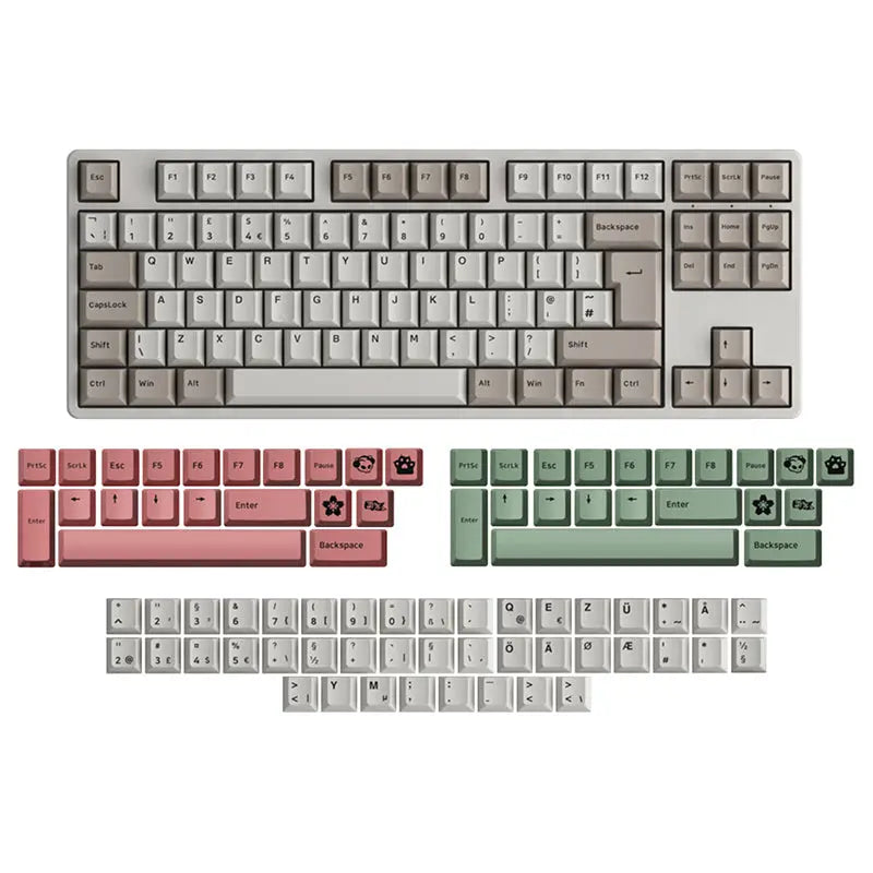 Akko 9009 5087B Plus ISO Nordic Wireless Mechanical Keyboard -  keycapcovers
