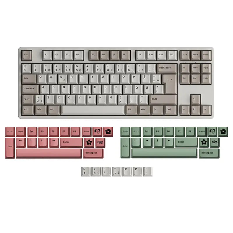 Akko 9009 5087B Plus ISO Nordic Wireless Mechanical Keyboard -  keycapcovers