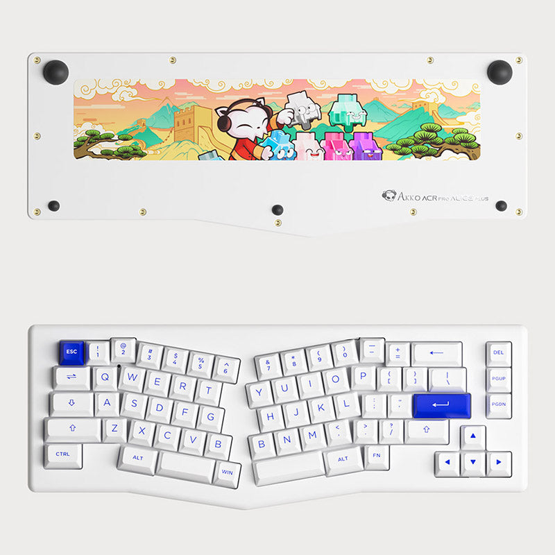 Akko ACR PRO Alice Plus Mechanical Keyboard -  keycapcovers