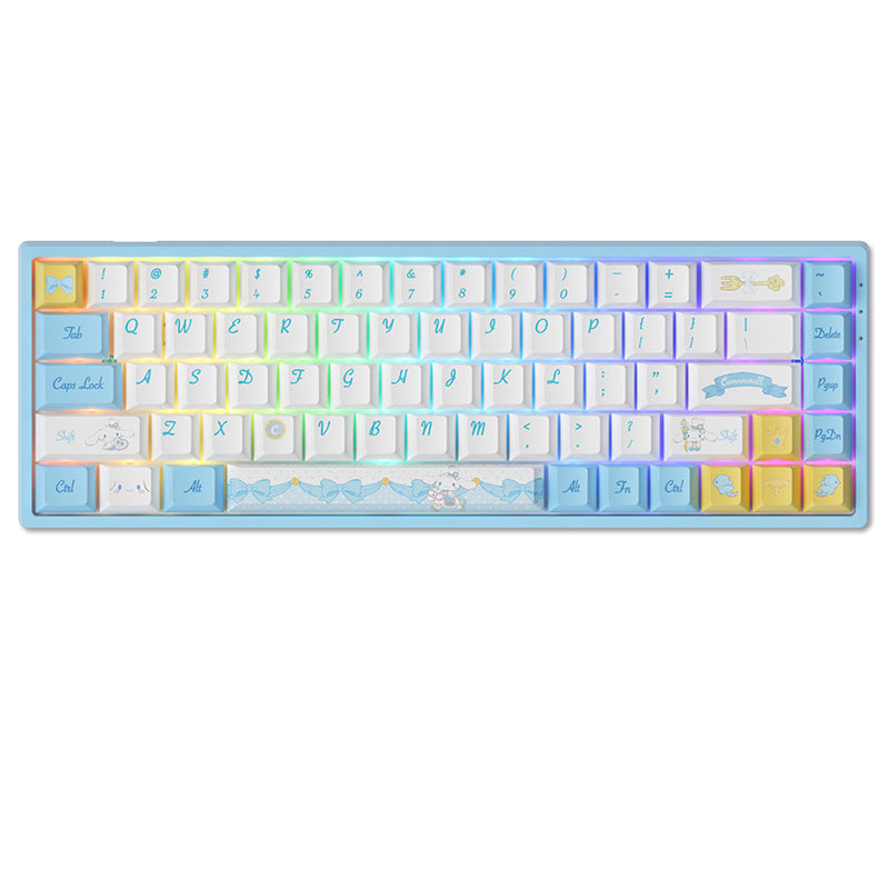 Akko Cinnamoroll 3068B Plus Wireless Mechanical Keyboard -  keycapcovers