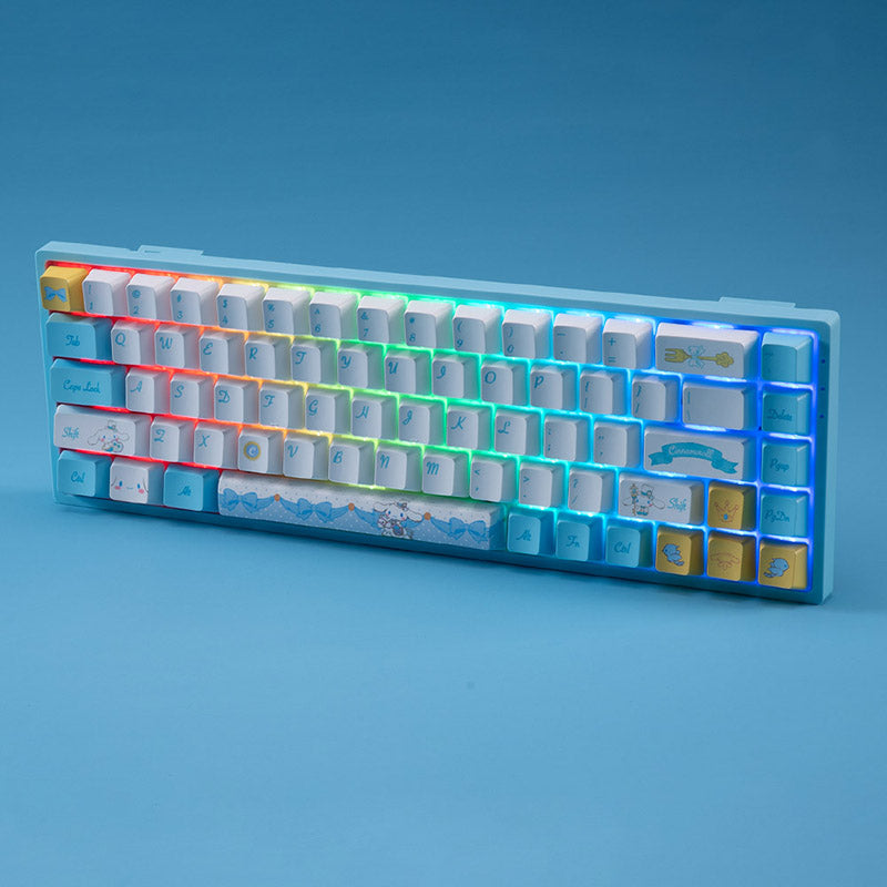 Akko Cinnamoroll 3068B Plus Wireless Mechanical Keyboard -  keycapcovers
