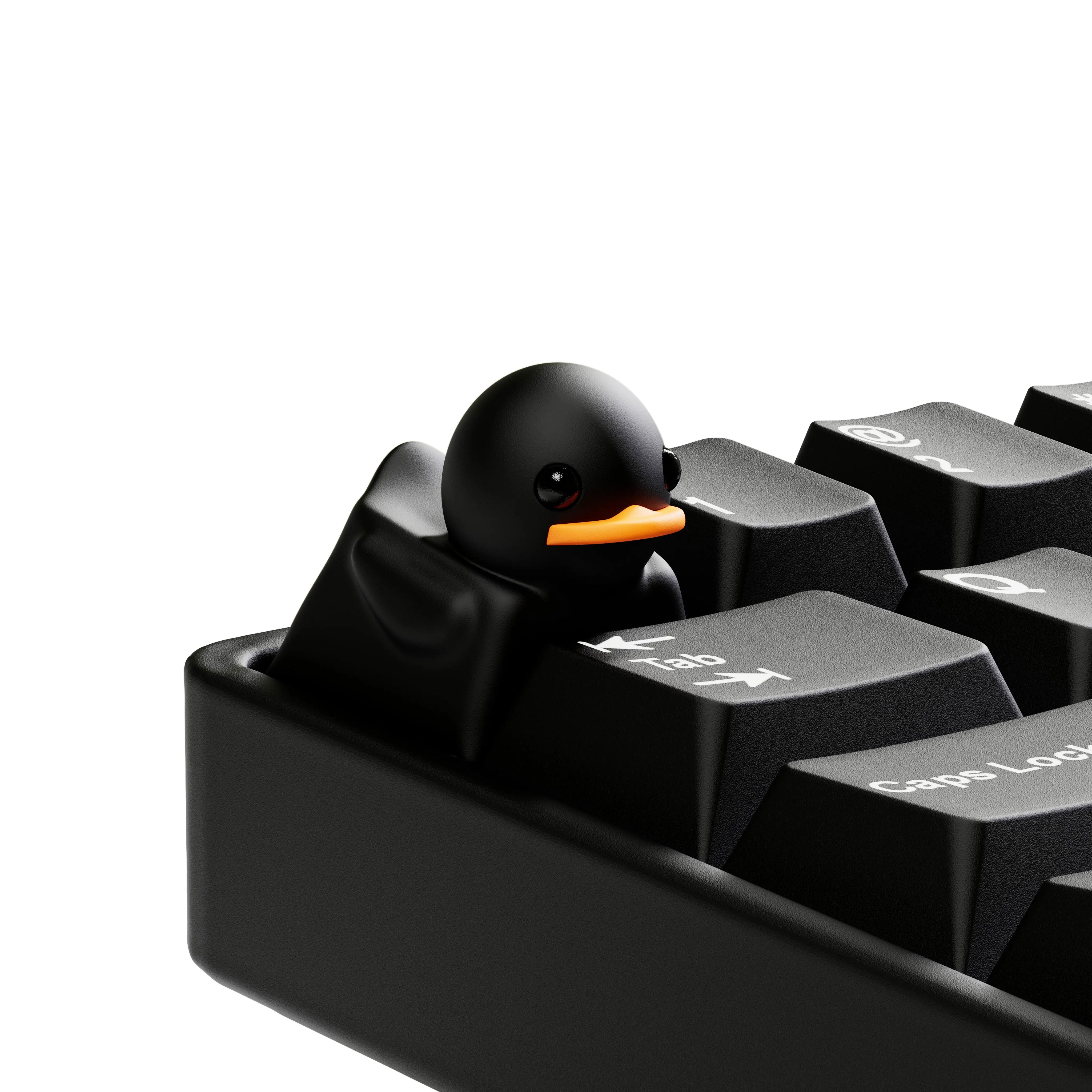 OG Duck Keycap Black & White keycapcovers