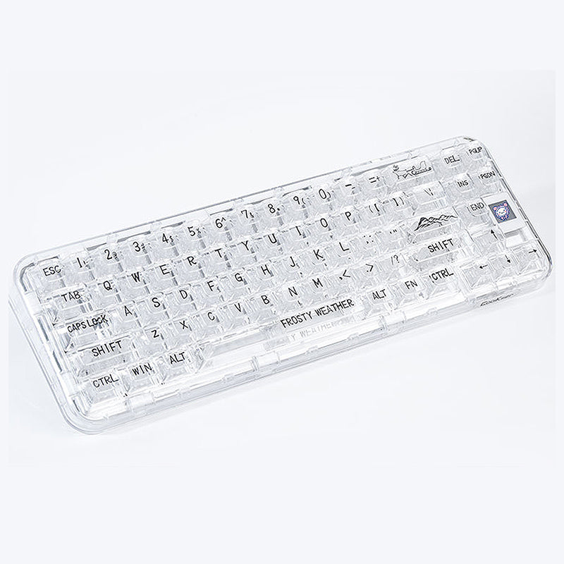 CoolKiller CK68 Polar Bear Transparent Wireless Mechanical Keyboard -  keycapcovers