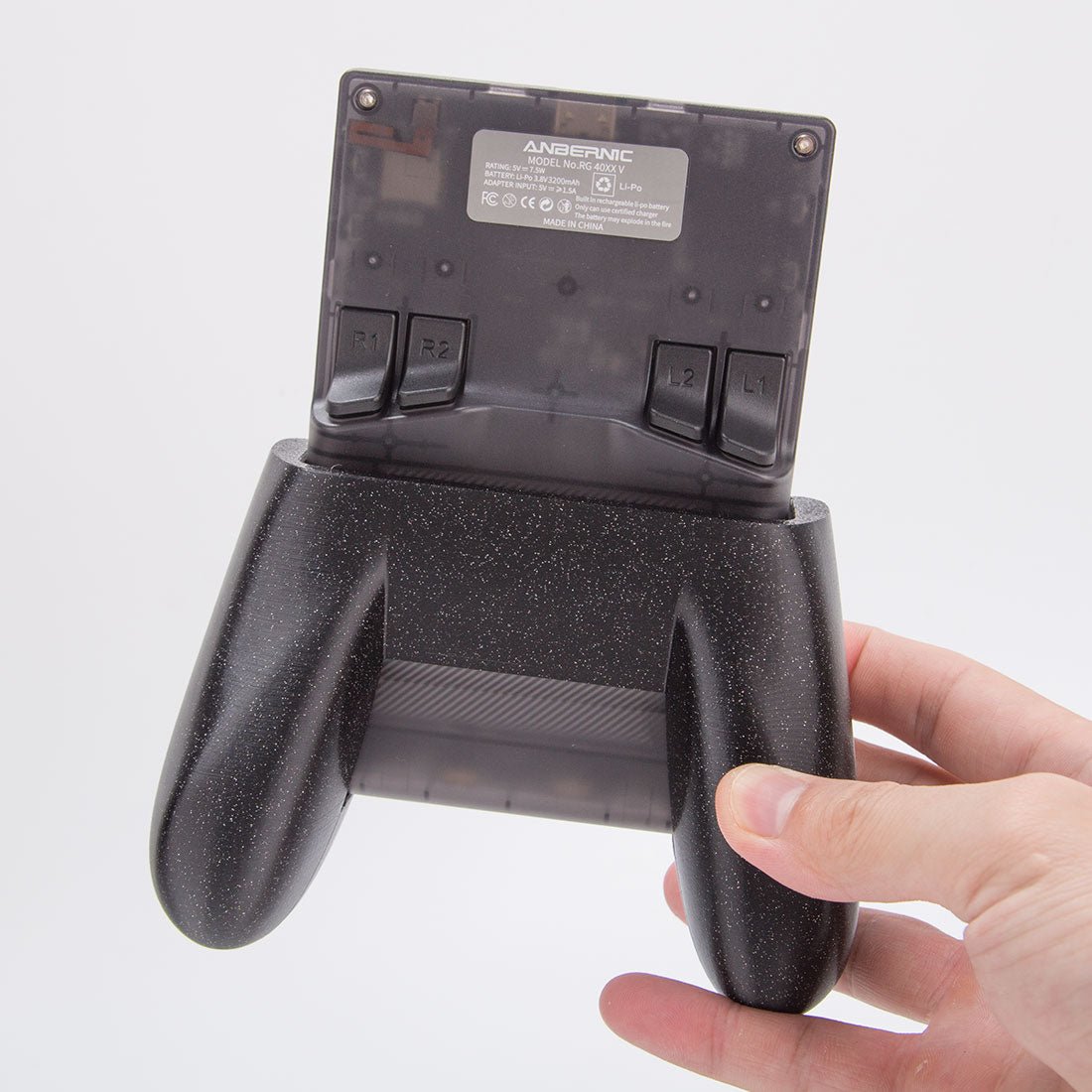 3D Printed Handle for Anbernic RG40XX V Game Console