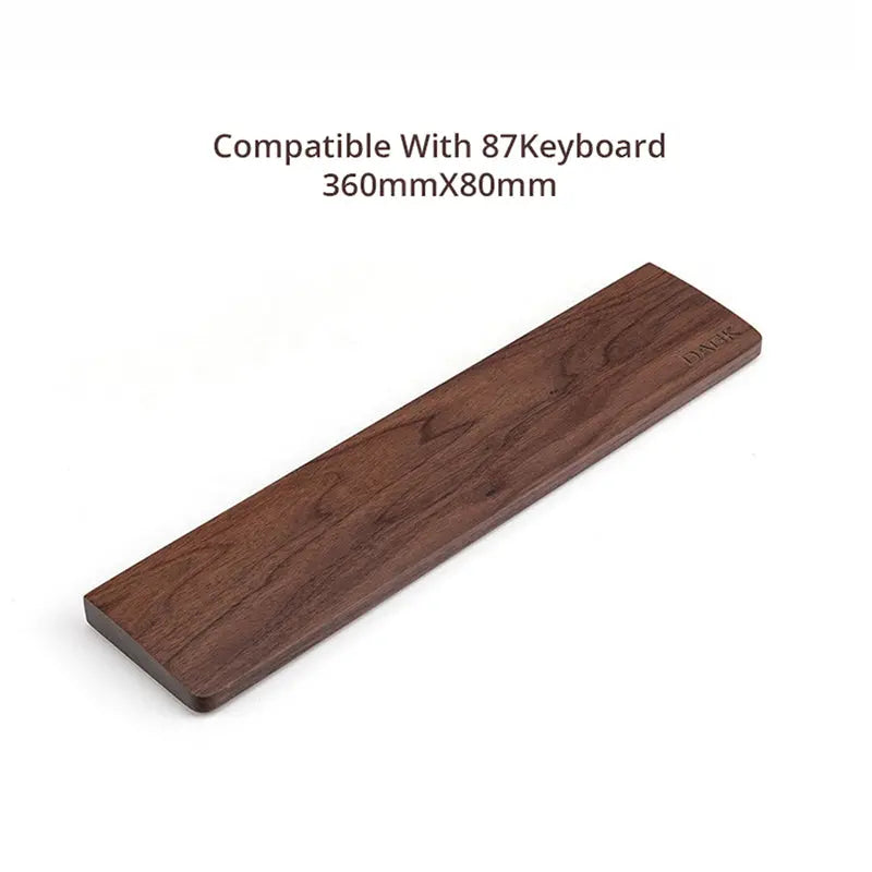 DAGK Walnut Wood Keyboard Wrist Rest -  keycapcovers