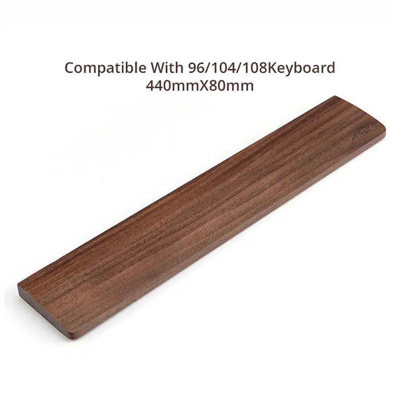 DAGK Walnut Wood Keyboard Wrist Rest -  keycapcovers