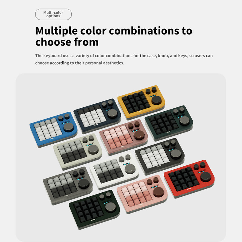 DOIO KB16B-02 Macro Keyboard Updated Macro Pad -  keycapcovers