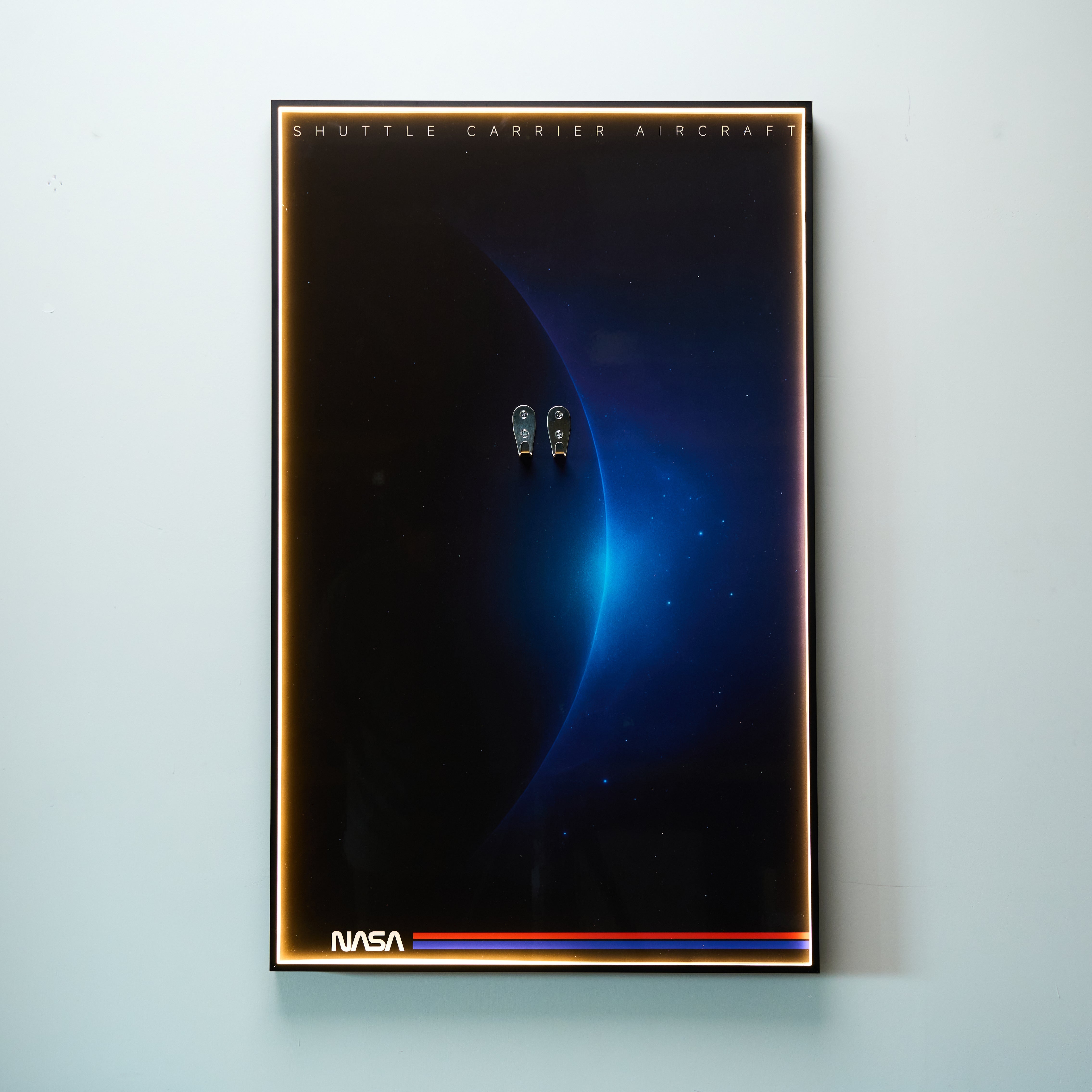 Wall Display Frame for LEGO® ICONS 10360 Shuttle Carrier Aircraft