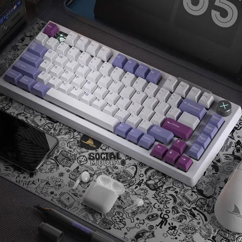 Darmoshark TOP75 Wireless Mechanical Keyboard With TFT Screen -  keycapcovers