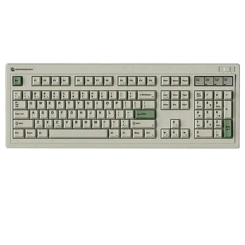 FL¡¤ESPORTS OG104 Retro Wireless Mechanical Keyboard -  keycapcovers