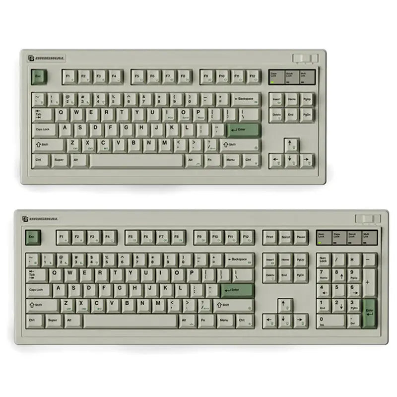 FL¡¤ESPORTS OG104 Retro Wireless Mechanical Keyboard -  keycapcovers