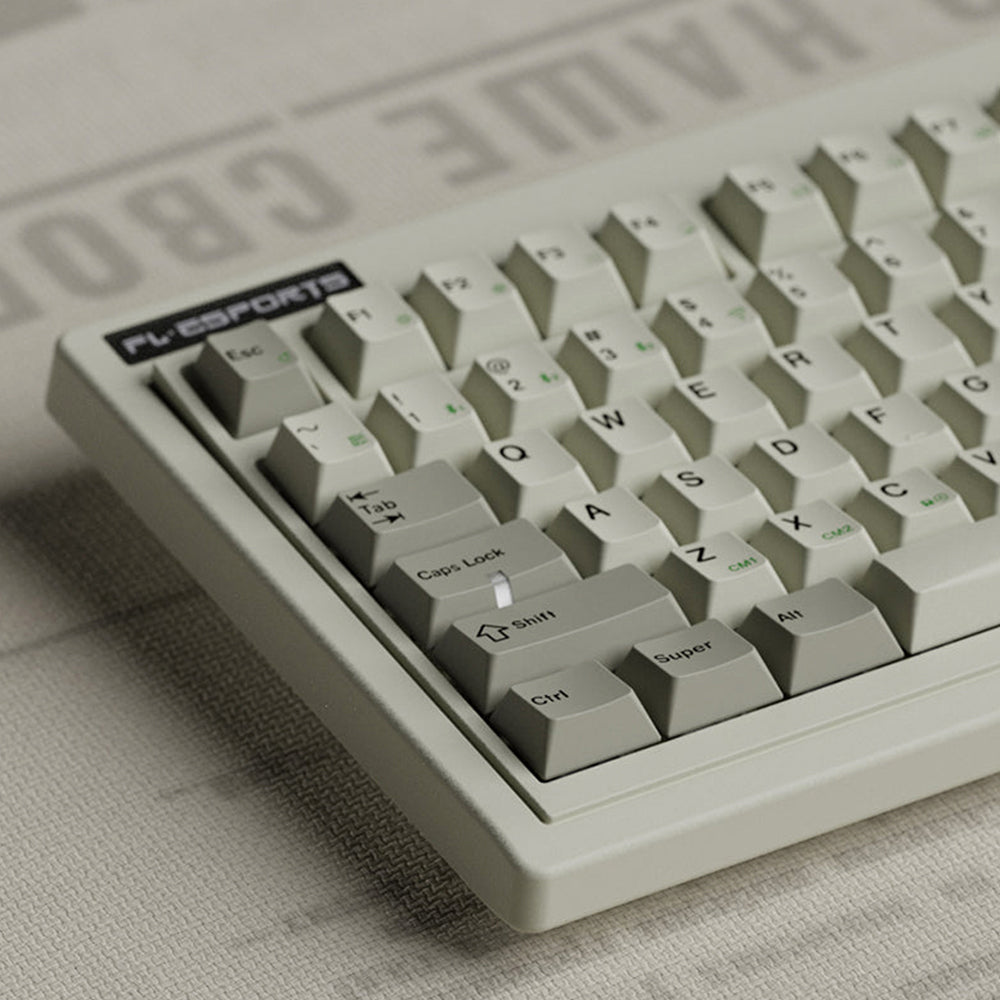 FL¡¤ESPORTS OG98 Retro Wireless Mechanical Keyboard -  keycapcovers