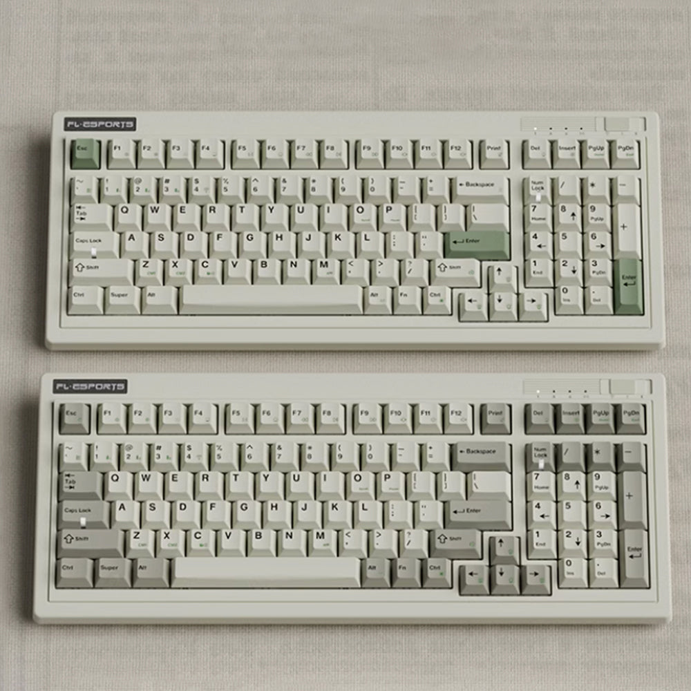 FL¡¤ESPORTS OG98 Retro Wireless Mechanical Keyboard -  keycapcovers