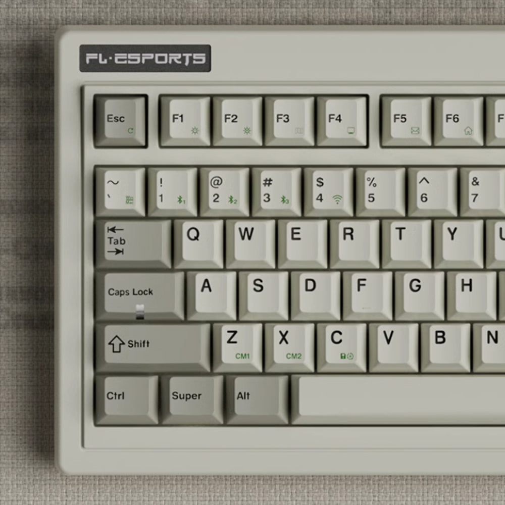 FL¡¤ESPORTS OG98 Retro Wireless Mechanical Keyboard -  keycapcovers
