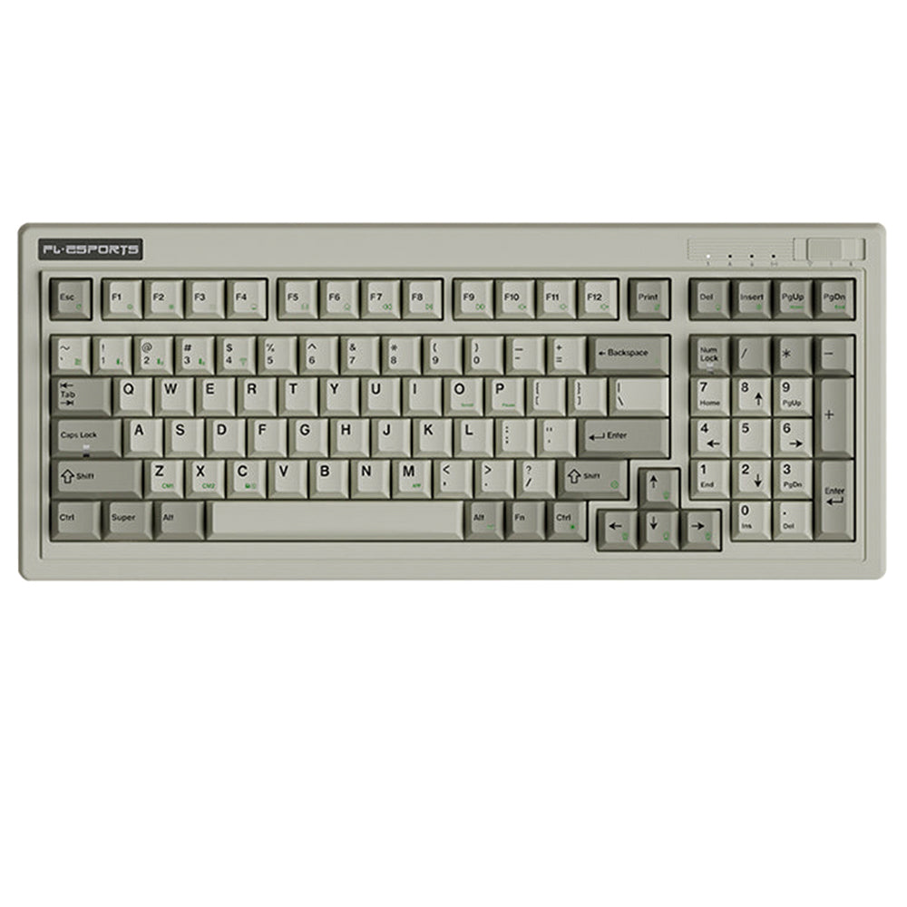 FL¡¤ESPORTS OG98 Retro Wireless Mechanical Keyboard -  keycapcovers