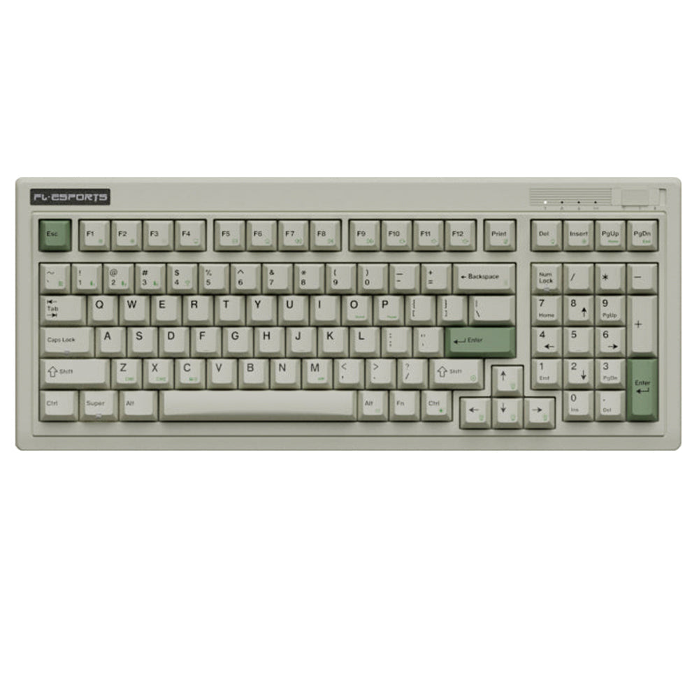 FL¡¤ESPORTS OG98 Retro Wireless Mechanical Keyboard -  keycapcovers