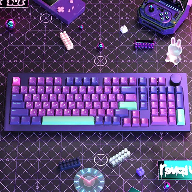 JAMESDONKEY RS2 Cyberpunk Aluiminum Wireless Mechanical Keyboard -  keycapcovers