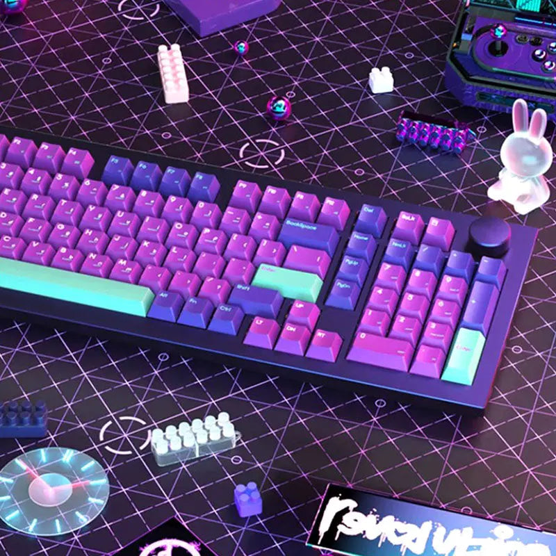 JAMESDONKEY RS2 Cyberpunk Aluiminum Wireless Mechanical Keyboard -  keycapcovers