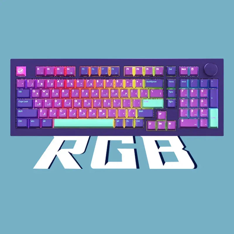 JAMESDONKEY RS2 Cyberpunk Aluiminum Wireless Mechanical Keyboard -  keycapcovers