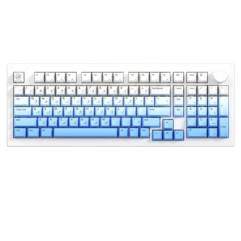 JAMESDONKEY RS2 White Aluiminum Wireless Mechanical Keyboard -  keycapcovers
