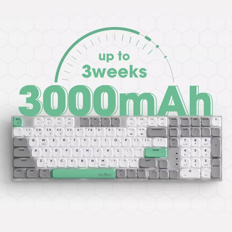 JAMESDONKEY S2 Low Profile Wireless Mechanical Keyboard -  keycapcovers