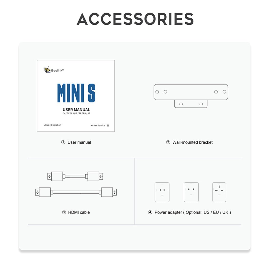 Beelink MINI S N5095 Gaming Mini PC Computer