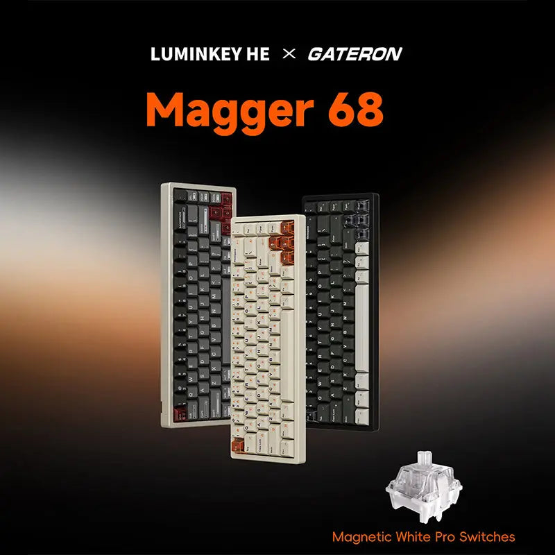 Black Myth Wukong Recommended Gaming Keyboard | LUMINKEY Magger 68 HE Aluminum Magnetic Switch Gaming Keyboard LUMINKEY