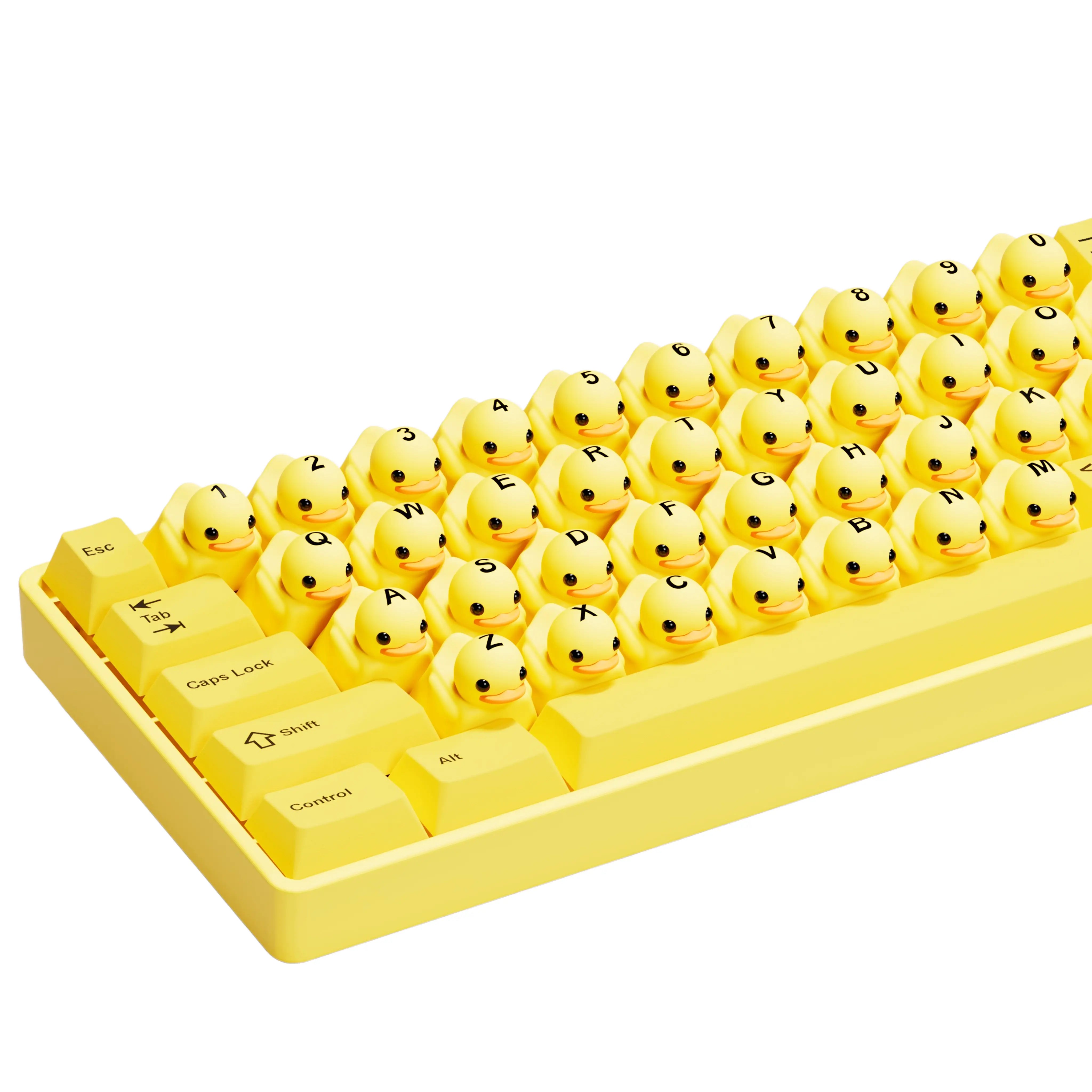 QUACKboard - Duck Keyboard with 46 ducks -  keycapcovers