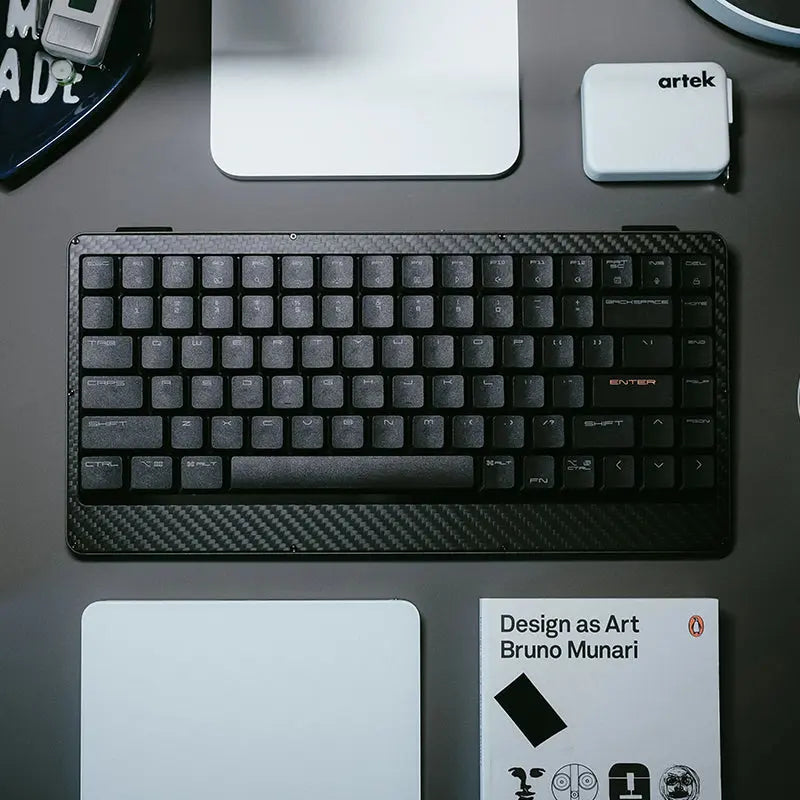 Lofree Edge Low Profile Carbon Fiber & Mg Alloy Mechanical Keyboard The Lightest Lofree