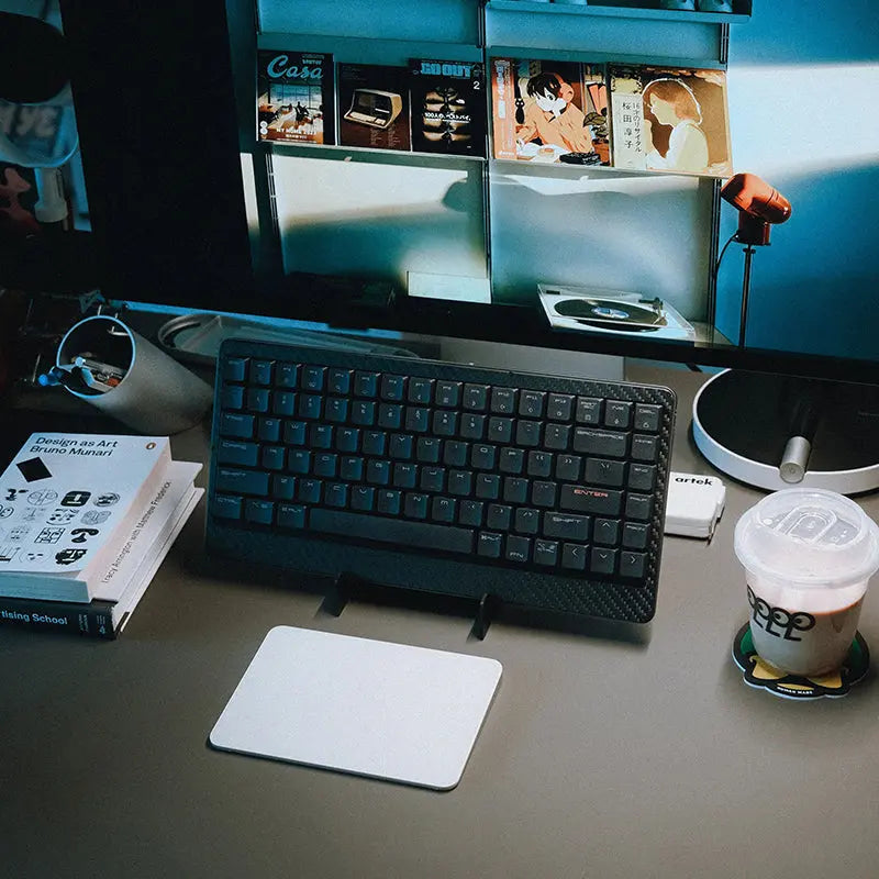 Lofree Edge Low Profile Carbon Fiber & Mg Alloy Mechanical Keyboard The Lightest Lofree