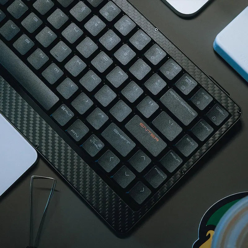 Lofree Edge Low Profile Carbon Fiber & Mg Alloy Mechanical Keyboard The Lightest Lofree