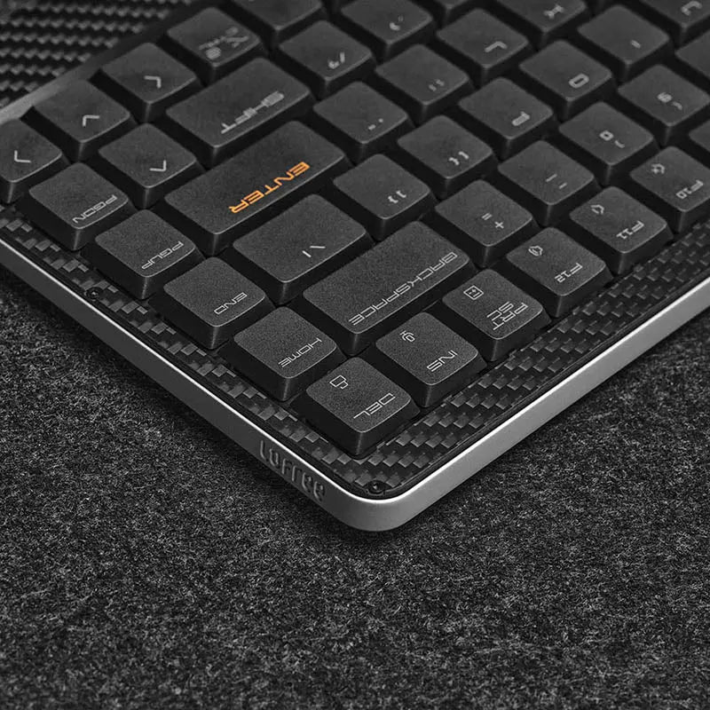 Lofree Edge Low Profile Carbon Fiber & Mg Alloy Mechanical Keyboard The Lightest Lofree