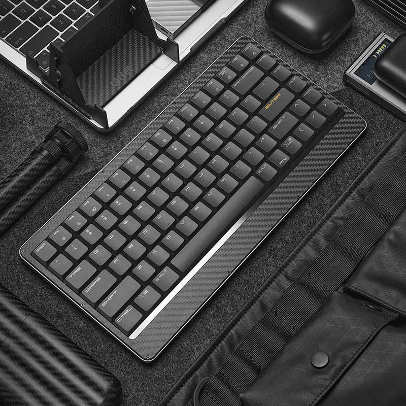 Lofree Edge Low Profile Carbon Fiber & Mg Alloy Mechanical Keyboard The Lightest Lofree