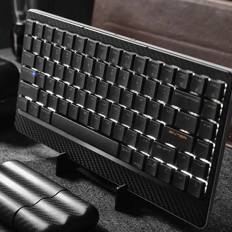 Lofree Edge Low Profile Carbon Fiber & Mg Alloy Mechanical Keyboard The Lightest Lofree