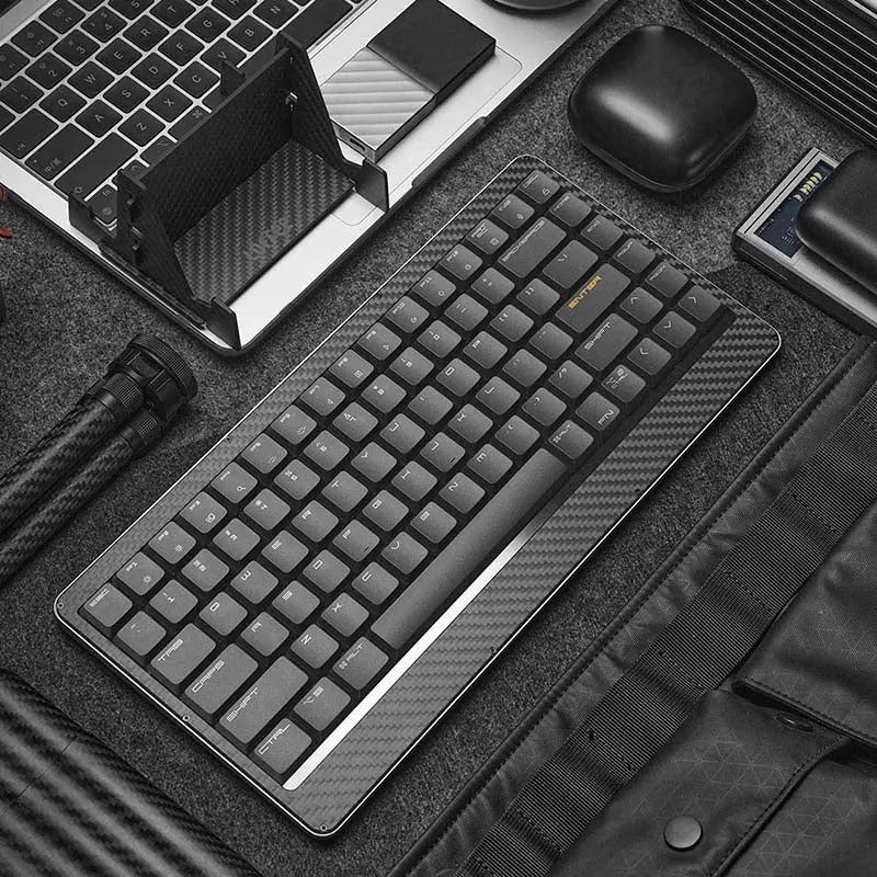 Lofree Edge Low Profile Carbon Fiber & Mg Alloy Mechanical Keyboard The Lightest Lofree