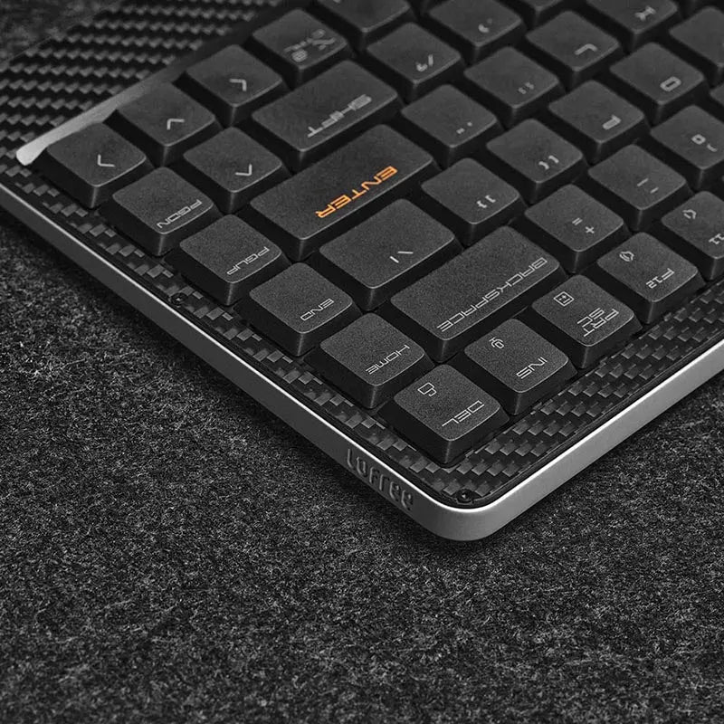 Lofree Edge Low Profile Carbon Fiber & Mg Alloy Mechanical Keyboard The Lightest Lofree