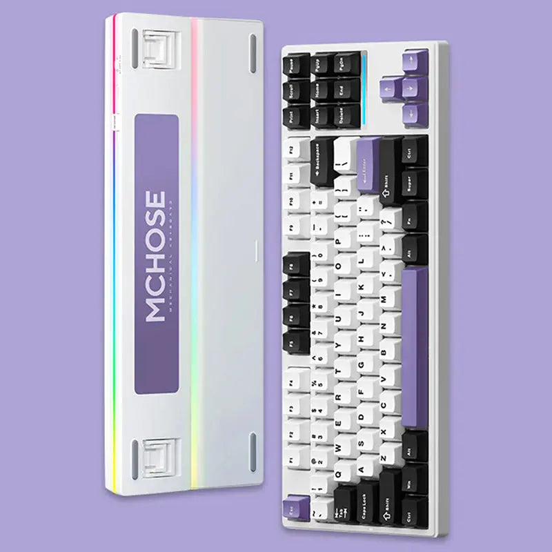 MCHOSE K87 Wireless Gasket Mechanical Keyboard -  keycapcovers