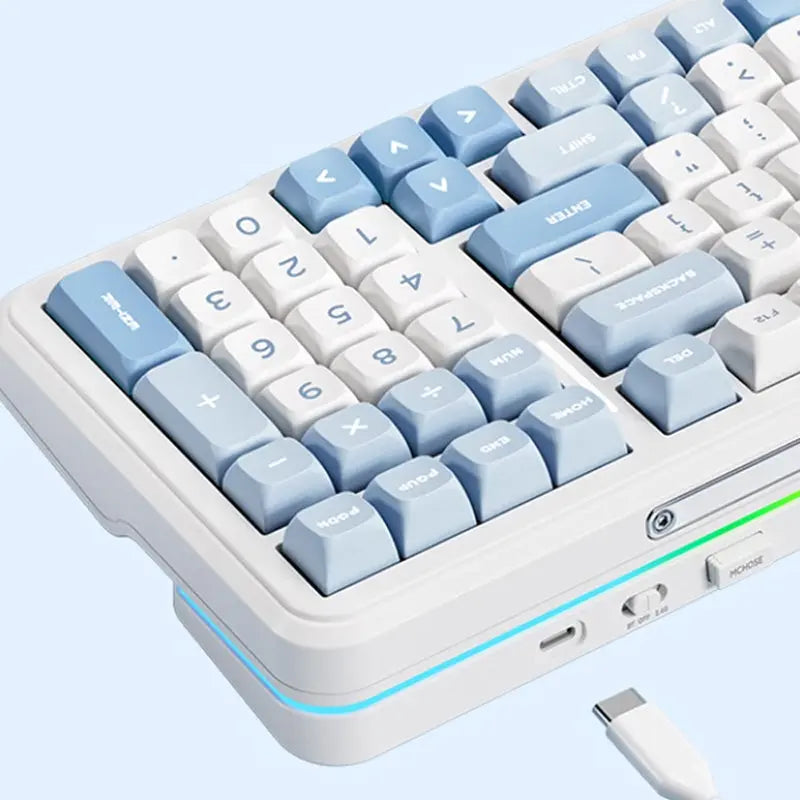 MCHOSE K99 Wireless Gasket Mechanical Keyboard -  keycapcovers