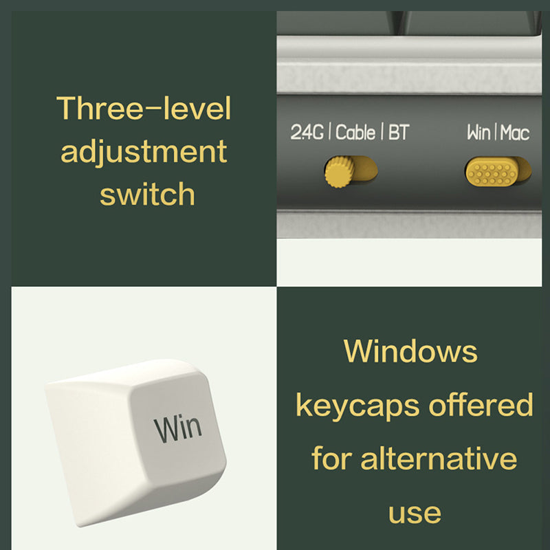 Xiaomi x MIIIW ART Series Z870 Wireless Mechanical Keyboard -  keycapcovers