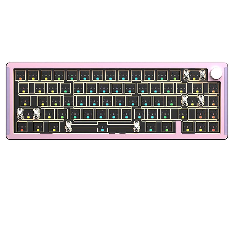 MONKA 6067 Aluminum Wired Keyboard DIY Kit -  keycapcovers