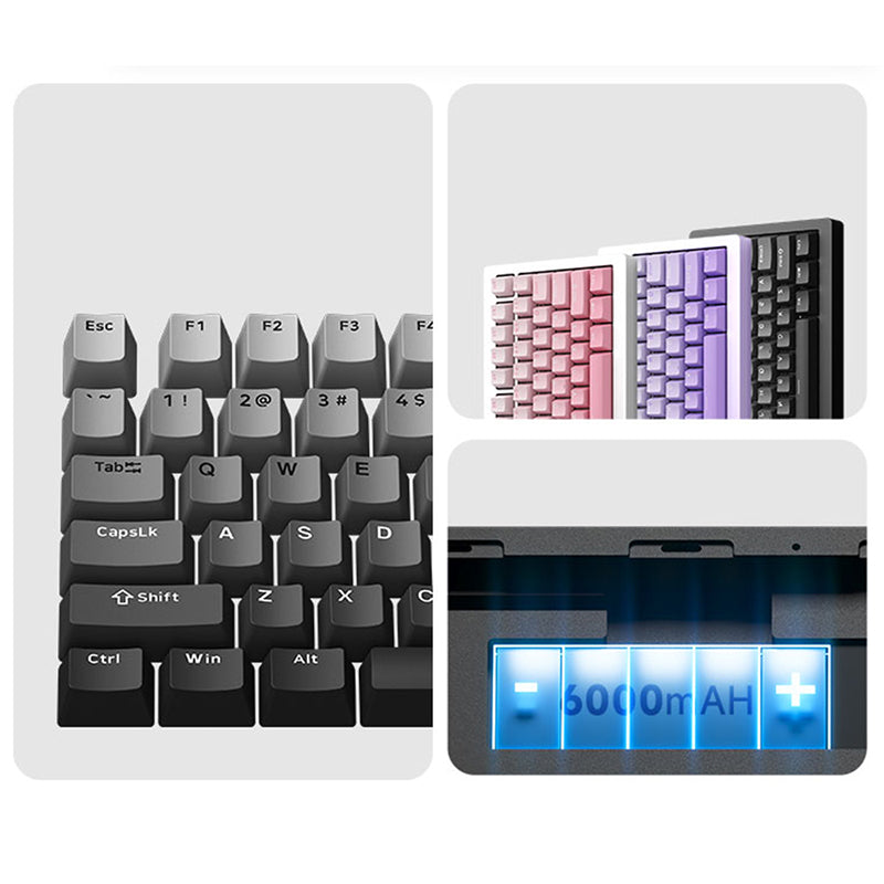 MonsGeek M1W Aluminum Wireless Mechanical Keyboard -  keycapcovers