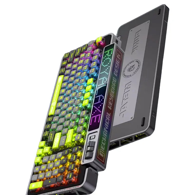 Royalaxe XL98 Mechanical Keyboard with LED Display -  keycapcovers