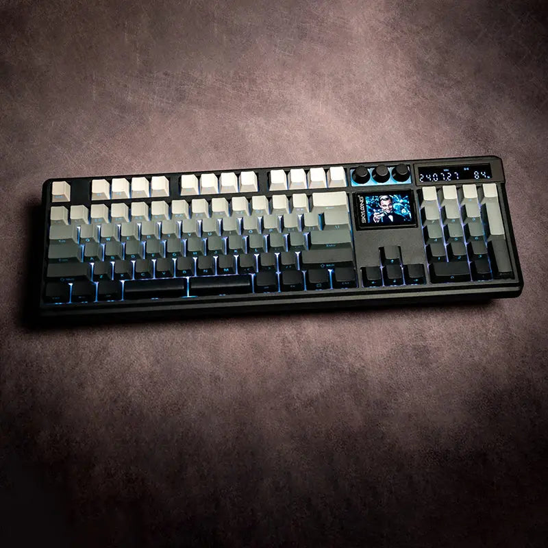 SKYLOONG GK104Pro Dual-Screen Wireless Mechanical Keyboard with Calculate -  keycapcovers