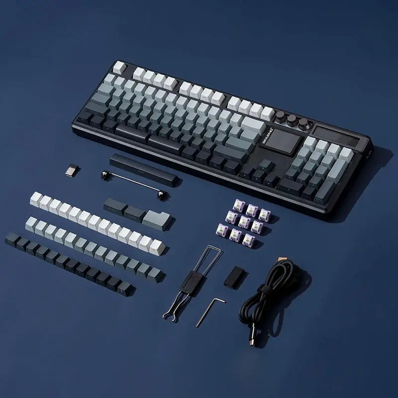 SKYLOONG GK104Pro Dual-Screen Wireless Mechanical Keyboard with Calculate -  keycapcovers